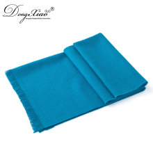 Fashion Unisex Imitation Blue Neck Pashmina Turban Wool Head Scarf For Muslim Woman